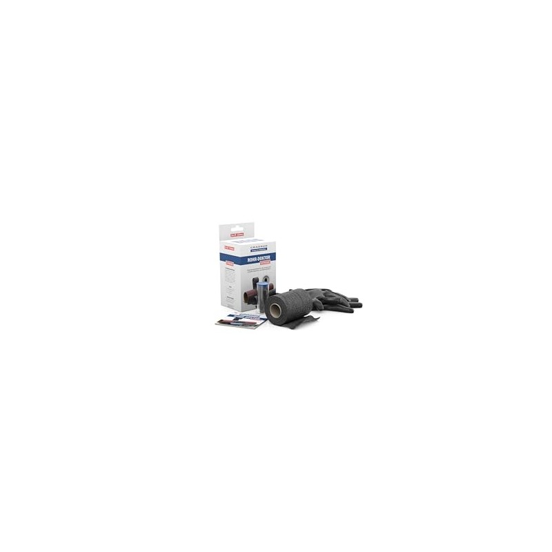 Crassus CRA70106 Rohr-Doktor Extreme Pipe Repair Kit, Black, up to