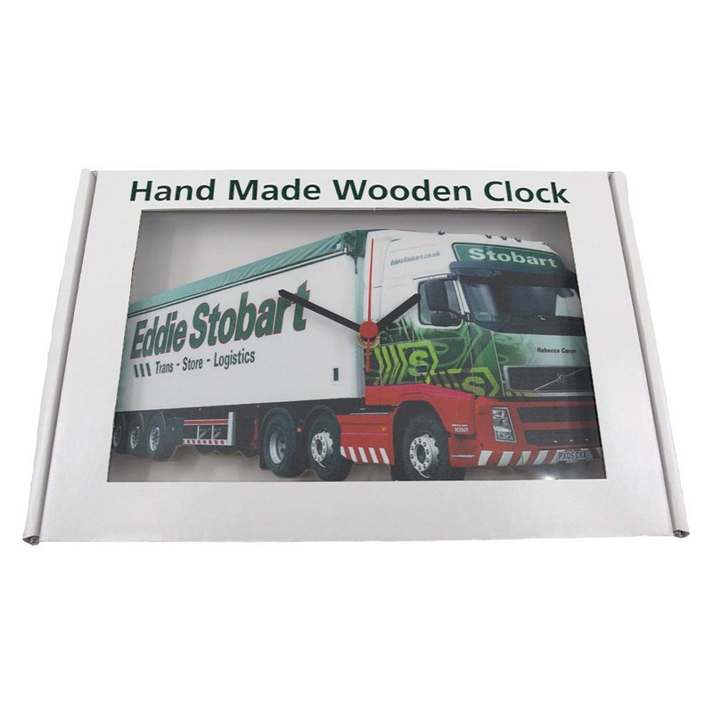 Eddie Stobart (White) Clock