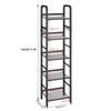 YMYNY 5 Tier Bookshelf, Freestanding Bookcase for Living Room, Bedroom,