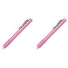 Pentel Clic Eraser Pen-Shaped Eraser ZE22P, 2 Packs