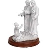 One Moment In Time S10 Joseph Smith First Vision 11" White Marble Ask of God Statue LDS CTR