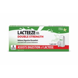 Lacteeze Double Strength 8 Chewable Caplets