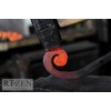 RTZEN Decorative Metal Curtain Tiebacks - Farmhouse Wrought Iron Curtain