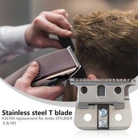 Suifaqi Upgraded 26704 Clipper Cutter Blade Replacement Parts for Models STYLINER II & M3 Trendsetter SLII D-2 D-1 SLSII SL3 Stainless Steel