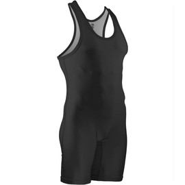 Cliff Keen | L7943J | The Relentless Stock Wrestling Singlet | MXS Fabric Technology | Wrestlers Choice! (Black, Medium)