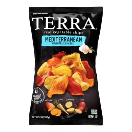 Terravvvvvvvvvvvvvvvv Terra Vegetable Chips, Mediterranean Garlic & Herbs Real Vegetable Chips, 5 oz