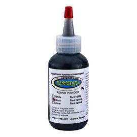 RecPro RV Plastic Repair Kit for Fender Skirts, Tubs, Dashboards, ABS Tanks, and More (Black)