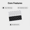 2 Pcs Polka Dot Headbands for Women Men Non Slip