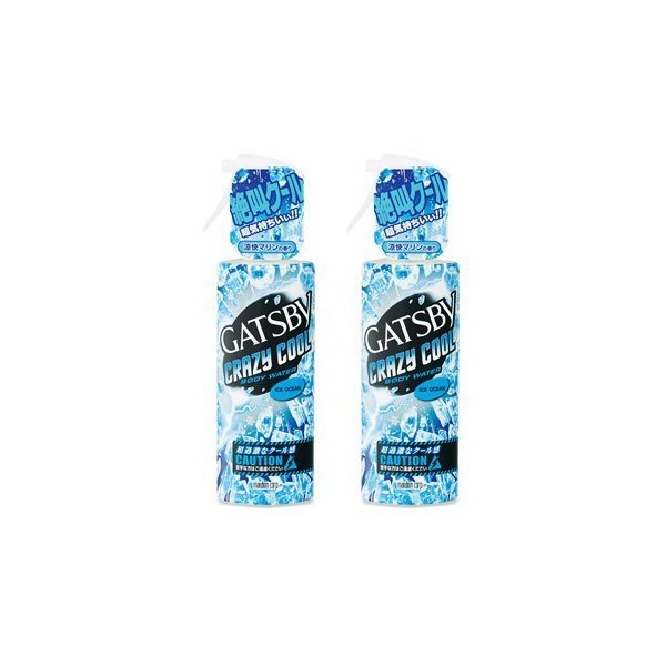 Gatsby Crazy Cool Body Water, Ice Ocean, 6.1 fl oz (170 ml) x 2