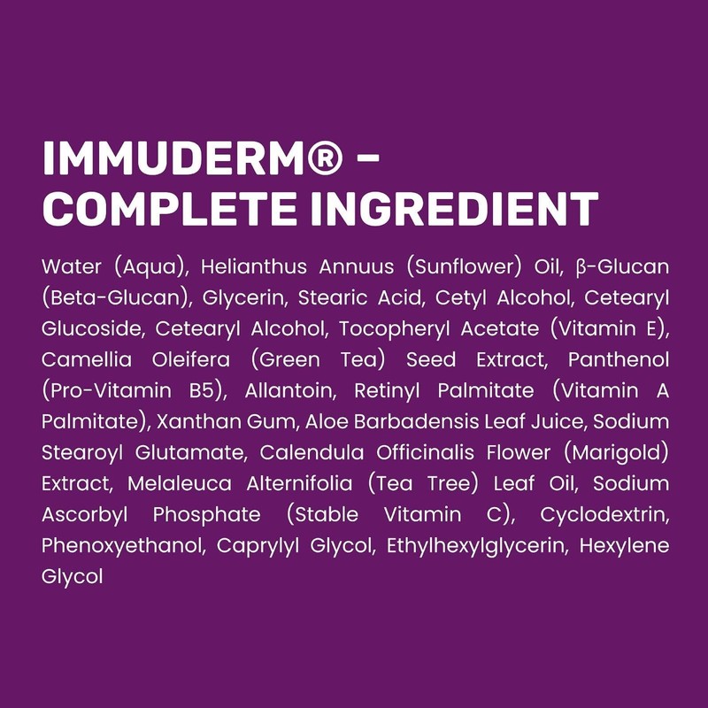 Immuderm Beta Glucan Moisturizer - Beta-Glucan Power Moisturizer with Natural