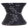 18 Piece Filter Ring Adapter Set All Metal Camera Lens