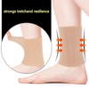 2 Pcs Gel Tubing Ankle Sleeve, Ankle Protector Brace for