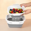 ROTTOGOON Collapsible Colander Set with Strainer Bowl, 2 in 1