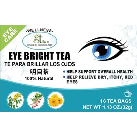 GT Eye Bright Tea, 1.13 Ounce Box (16 Tea Bags)