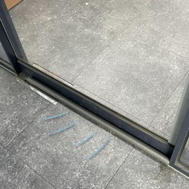 Gray Door Gap Draft Stopper & Wind Blocker for Door Seams Door Gap 5ea