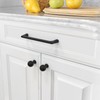 Amerdeco 10 Pack Matte Black Cabinet Pulls 5 Inch(128MM) Hole