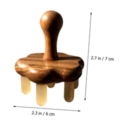 Beavorty Pcs High Grade Horn Scalp Massager Wide Tooth Comb for Itchy Scalp Hair Smoothness