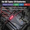MOTOPOWER MP0514C 12V Digital Battery Tester Voltmeter and Charging System