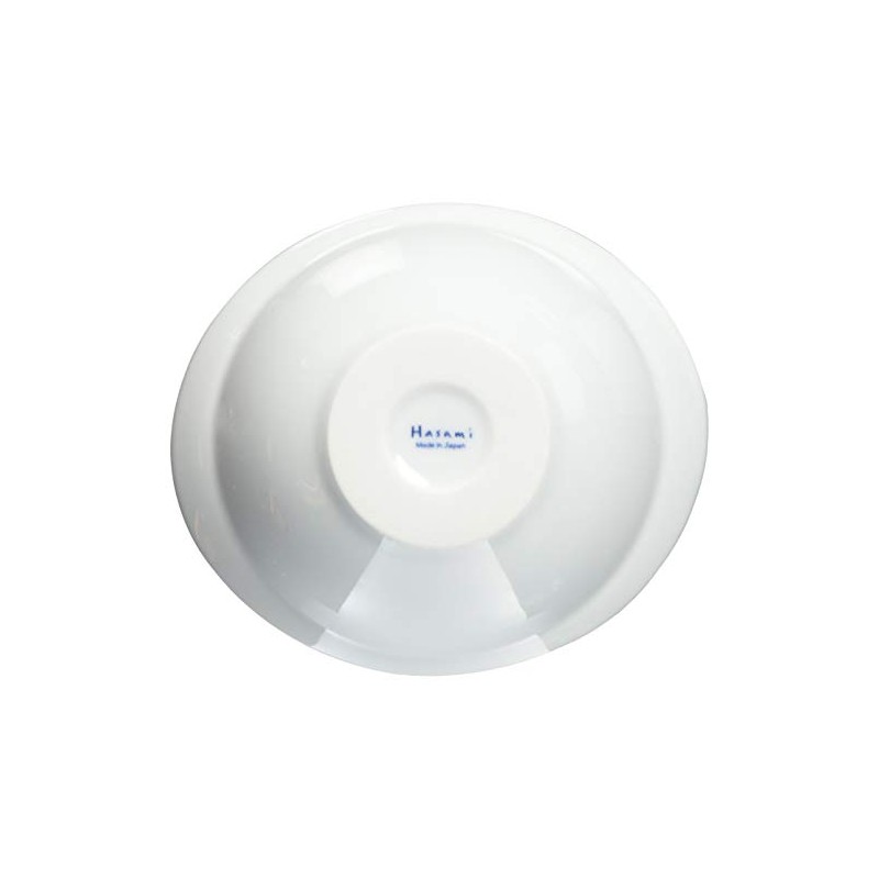 Hasami Ware 14758 Vanilla Rim Bowl (S) Diameter 5.5 inches