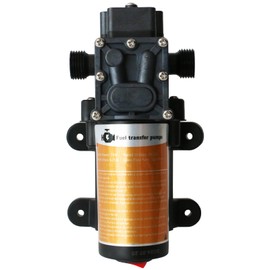 12V Electric Gasoline Transfer Pump,75W Fuel Transfer Pump Moves Up to 110 Gallons of Gas Per Hour (12V-75W)