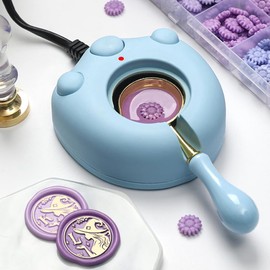 YOLAKIS Purple Sealing Wax Beads,700pcs Assorted Wax Seal Beads for Making Wax Seals Ideal for DIY Wax Stamp Wedding Invitations Envelope Sealing Decor(Purple)