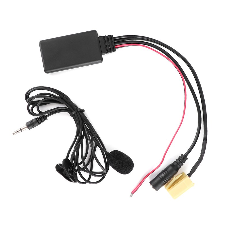 59.1in Bluetooth Radio Audio Cable Handsfree Car AUX Adapter with