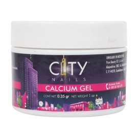 CITY NAILS - CALCIUM GEL De Construcción Para Uñas, El Único Gel que Vitamina tu Uña con Calcio, 1 Oz / 14 Gr., Clear