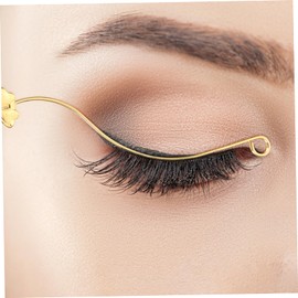 WOONEKY Adjustable Curve Eyelash Strips Metal Lash Extensions Holder for Home/salon Use