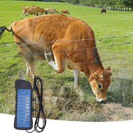 Leopacat Pasture Fence Tester, Current Tester, Voltage Tester, Multi Light Voltage Detection, Electric Fence, Voltage Test with 8 Lights for Farm, Livestock Enclosure, Supply Fences