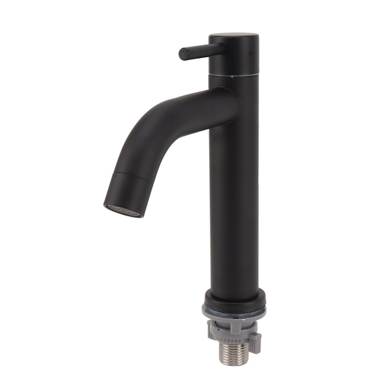 Bathroom Sink Faucet Stainless Steel Modern Single Handle Single Hole