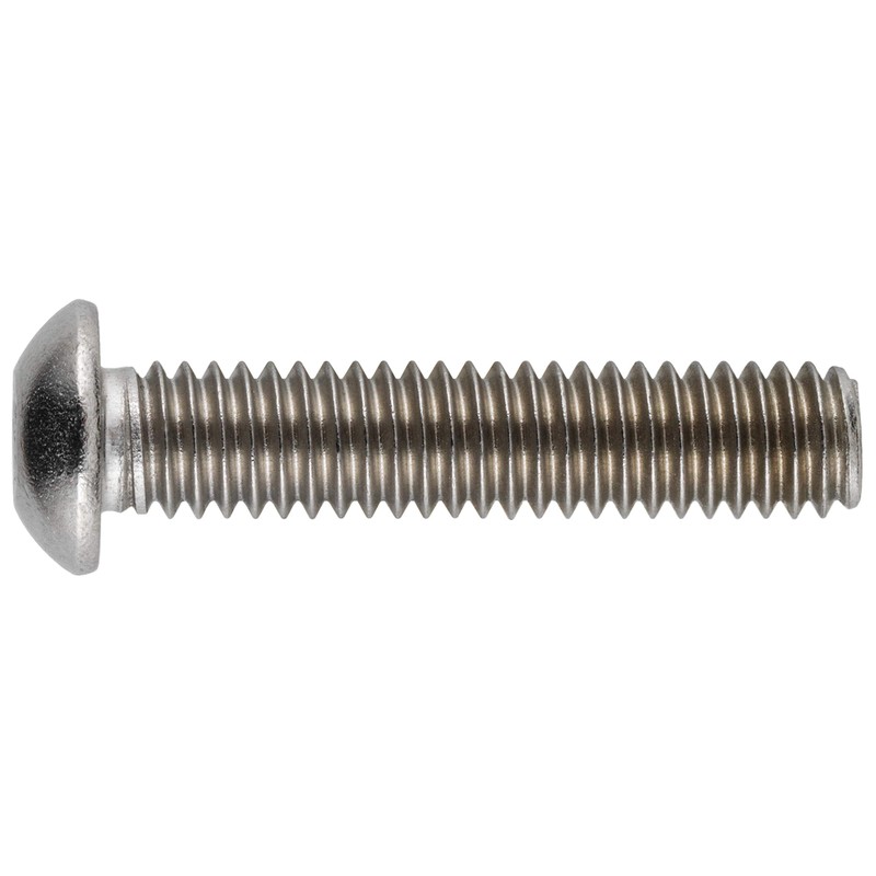 Hillman 44480 M6-1.00 x 16 Metric Stainless Steel Button Socket