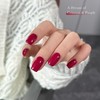 Red Gel Nail Polish, 16ml Soak Off Gel Polish, UV