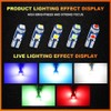 HEVLE 12PCS T5 LED Bulb, led dash light bulbs, 3030