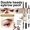 Double heads Eyebrow Tattoo Pencil,2 in 1 Eyeliner Pencil, with