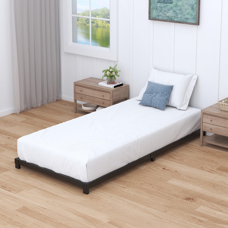 Nailsong 3 Inch Twin Bed Frames Low Profile, Twin Platform