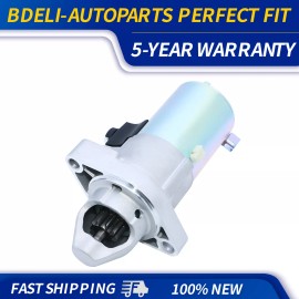 BDELI New Starter For Honda CR-V CRV 2002 2003 2004 2005 2006 2.4L 17844 31200-PPA-505