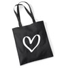 Huuraa Jute Bag Heart Bag Cotton 10 Litres Size with