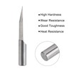 sourcing map Wood Engraving Bit Solid Carbide 6mm Shank, 30