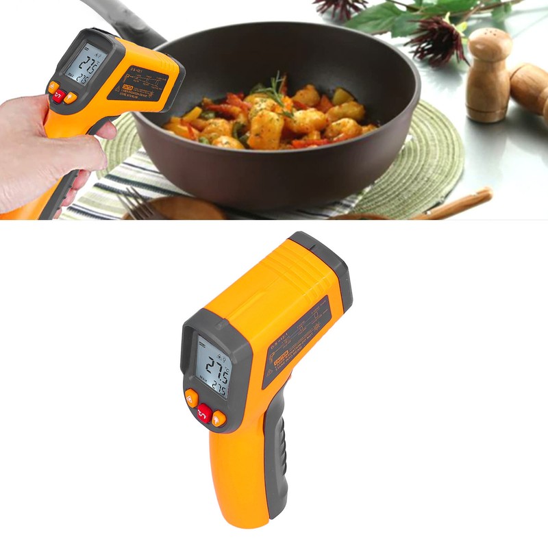 T580A Industrial Infrared Thermometer Electronic Temperature Gauge Meter for Kitchen