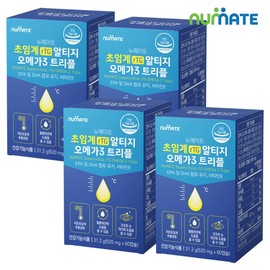 Newmate Supercritical Alti-G Omega-3 Triple (4 boxes/4-month supply) / 뉴메이트 초임계 알티지 오메가3 트리플 (4박스4개월분)