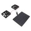 Solar Panel Fan Kit 12V 10W Portable Universal Energy Saving
