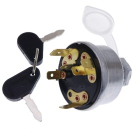 ZTUOAUMA - Interruptor de arranque de encendido 1874535M3 3107556R92 con tapa para Massey Ferguson 230 231 240 250 253 261 263 270 271 281 282 4800 6140 J CB 3566 70 Lucas David Brown 1190 1194 1210