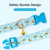 Gelwoo Dog Collars with Buckle Adjustable for Cute Girl Female