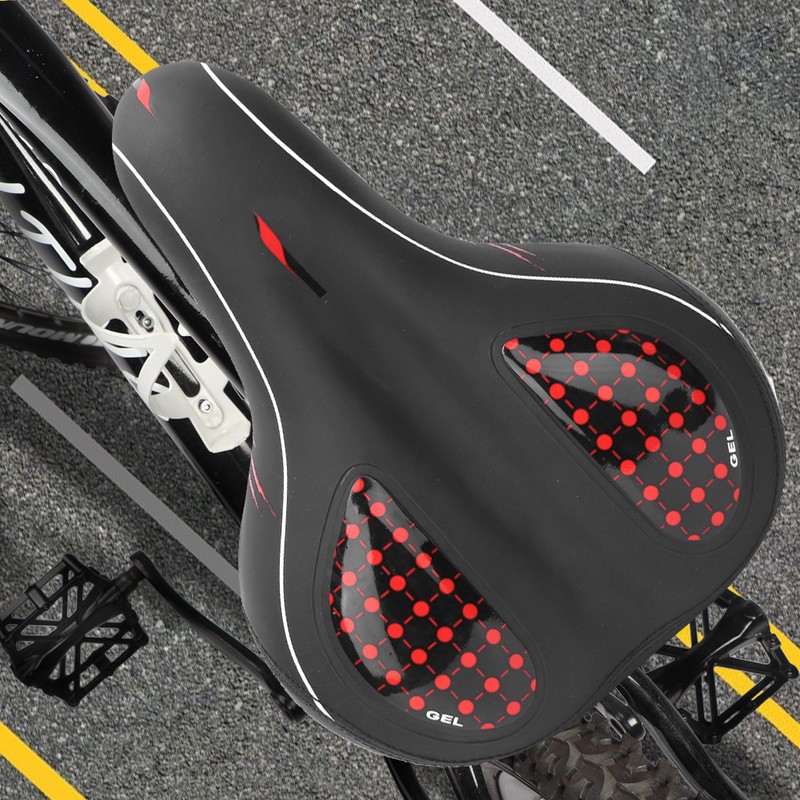 Large Bike Soft Seat Saddle Replacement Cycling Accessory for Mountain