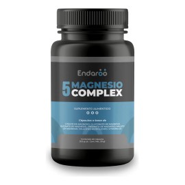 5 Magnesios: Citrato, Treonato, Malato,glicinato 60 Cáps
