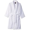 Terry Town White Shawl Collar Robe Made of Super Soft