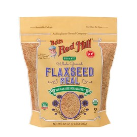 Bob's Red Mill Organic Brown Flaxseed Meal, 32-ounce (Pack of 4)