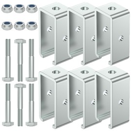 SKTREX Channel Trolley Track Hanger Bracket for UNISTRUT Strut Channel, 1-5/8 Intermediate Support Hange Bracket for All 1-5/8" Channel Trolley Track (6)