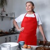 Zihuatailer Red Cooking Aprons for Women | Red Kitchen Aprons