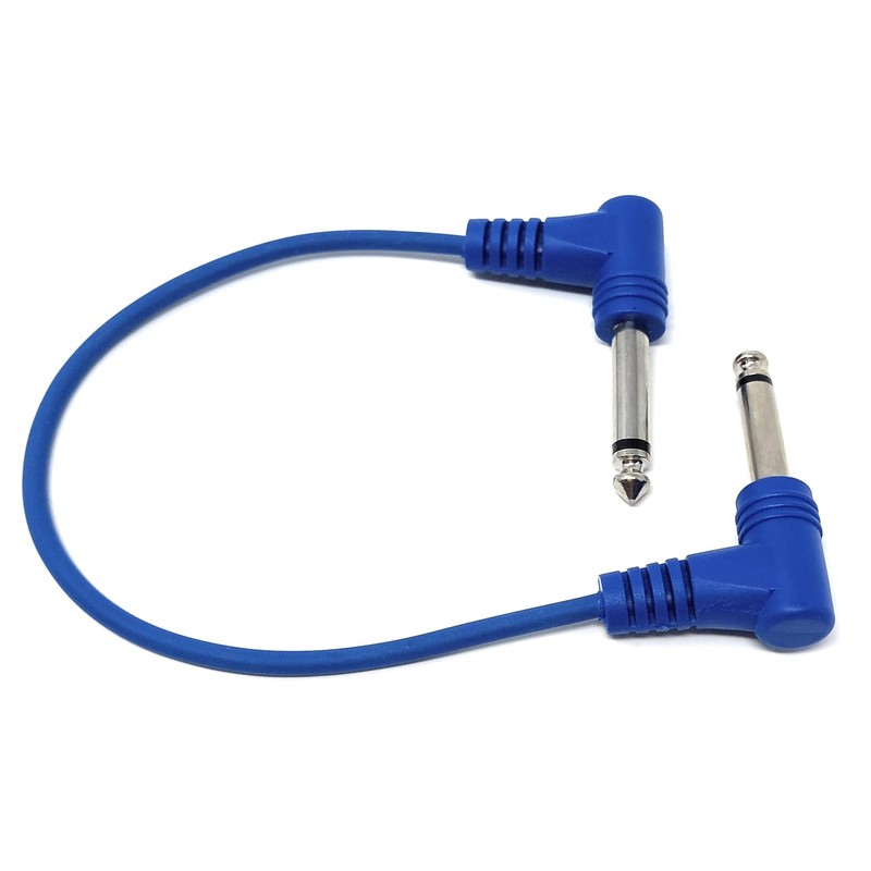 30cm 6.35mm 1/4" TS Mono Jack to Jack Plug Lead